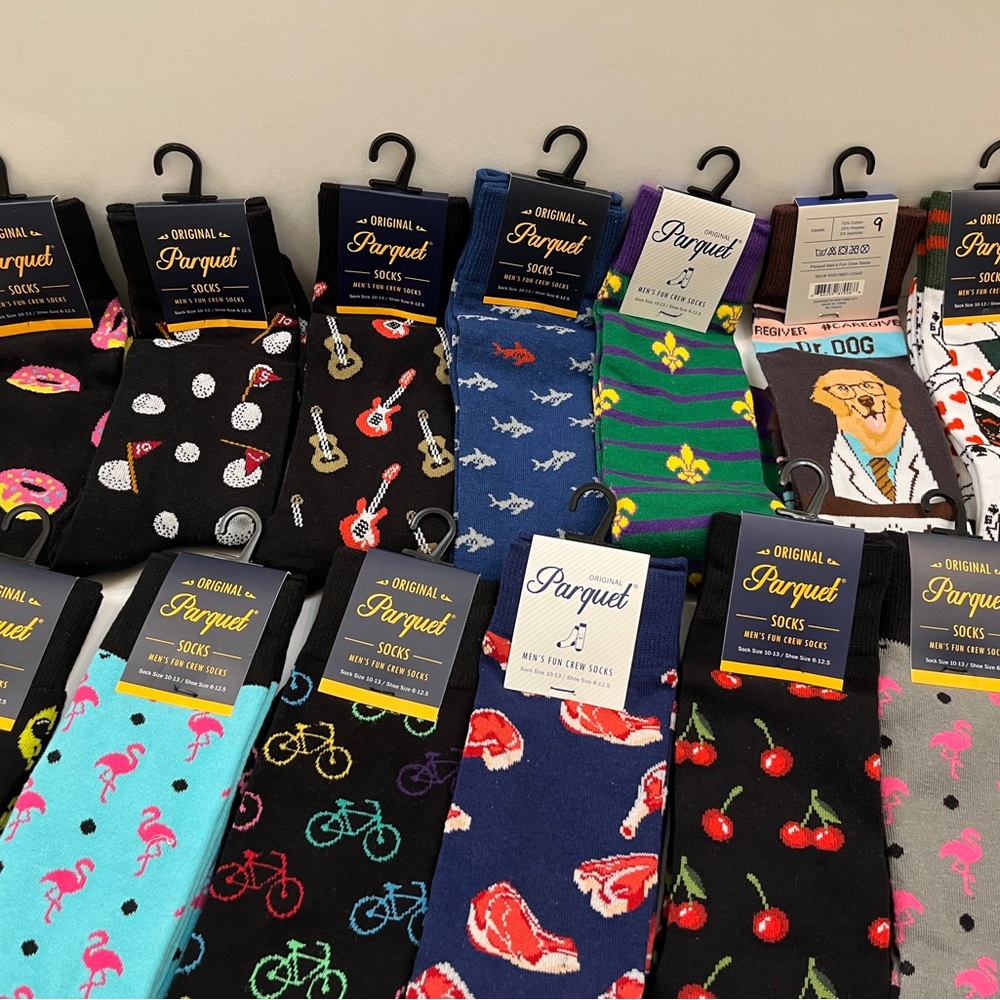 Men’s socks mix and mash special three for $20